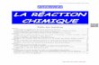 LA RÉACTION CHIMIQUE - dcpe.netdcpe.net/POII/sites/default/files/cours et ex/ex-ch1-reaction.pdf · 1CH/ Exercices/ Réaction chimique/ 2017-2018 EXERCICES LA RÉACTION CHIMIQUE