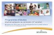Programme d’études - gnb.ca · Programme d’études e: Mathématiques au primaire (4 année) Ministère de l’Éducation et du Développement de la petite enfance Direction des