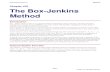 The Box-Jenkins Method - Statistical Software · The Box-Jenkins Method Introduction Box - Jenkins Analysis refers to a systematic method of identifying, fitting, checking, and using