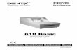 810Basic 9000 Manual - Allstar Dental Repair€¦ · optimum processor performance and highest quality diagnostic ... Major Machine Components ... TOUJOURS couper le courant avant