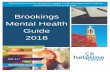 ABOUT THE BROOKINGS AREA MENTAL HEALTH GUIDE · ABOUT THE BROOKINGS AREA MENTAL HEALTH GUIDE Welcome to the 2018 Brookings Area Mental Health Guide. ... Counselor - Counselors are