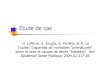 Étude de cas - udsmed.u-strasbg.frudsmed.u-strasbg.fr/labiostat/IMG/pdf/Etude_cas_2009.pdf · Structure IMRaD Introduction Position du problème Objectifs Matériel et méthode ...
