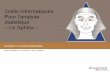 Outils informatiques Pour l’analyse statistique Le Sphinxlocteau.herve.free.fr/support_l3socio_td2.pdf · Pour l’analyse statistique –Le Sphinx – ... Production automatique