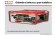Génératrices portables - multiquip.com · Fabricant du moteur Honda Honda Honda Honda Honda Kubota Diesel Modèle de moteur GX-160 GX-240 GX-340 GX-340 GX-610 Z482 Puissance (kW)