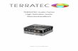 TERRATEC Audio Center High Definition Audio … · 2.1 TERRATEC Audio Center Funktionen ... Prüfen Sie bitte ob die Box richtig mit dem USB Anschluss des Rechners ... Rückseite-Links