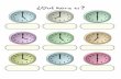 ¿Qué hora es? - aulasptmariareinaeskola.esaulasptmariareinaeskola.es/app/download/9101652/4¿Qué+Hora+es+2… · Name Date What time is it? . Name Date What time is it? . Name