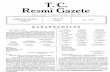 KARARNAMELER - resmigazete.gov.tr · Re T.C. smı Gazete Kuruluş Tarihi: (7 Teşrinievvel 1336) - 7 Ekim 1920 r Yönetim ve Yazı işleri için Başbakanlık Neşriyat ve Müdevvenat