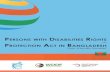 Persons with Disabilities Rights And Protection Act … · This booklet is about Persons with Disabilities’ Rights and the ... passed the Persons with Disabilities Rights and Protection