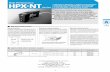 HPX-NT - State Elect · HPX-NT Series Selection of standard, high speed and long distance/high resolution by mode switchover. ... HPX-NT3 HPX-NT2, HPX-NT4 Power supply Power consumption