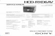 HCD-RXD6AV - Промэлектроника · HCD-RXD6AV US Model Canadian Model SERVICE MANUAL MINI Hi-Fi COMPONENT SYSTEM MICROFILM Manufactured under license from …