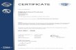 DSM Nutritional Products ISO 9001:2008 Certificate …€¦ · ISO 9001 : 2008 Certificate ... 12000 Montevideo Uruguay ... DSM Nutritional Products ISO 9001:2008 Certificate (Non-European