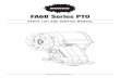 FA6B Series PTO - Muncie Power Products · FA6B Series PTO PARTS LIST AND SERVICE MANUAL ... dealer or body builder’s information for this location. ... 12 5 7 CL IN EXH Rocker