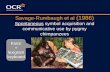 Savage-Rumbaugh et al (1986) - Loreto College St … · Savage-Rumbaugh et al (1986) Spontaneous symbol acquisition and communicative use by pygmy chimpanzees Kanzi + lexigram keyboard