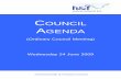 COUNCIL AGENDA - LBHFdemocracy.lbhf.gov.uk/Data/Council/20090624/Agenda/Full Council... · AGENDA (Ordinary Council Meeting) ... COUNCIL - AGENDA - 24 JUNE 2009 ITEM PAGE 1. ... Audit