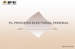 El Proceso Electoral Federal Marzo 2002 - Tribunal … · Procedimiento para integrar las mesas ... ciudadanos que fueron seleccionados como funcionarios. Elaborar reportes de los