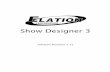 Show Designer 3cdb.s3.amazonaws.com/ItemRelatedFiles/10340/show-designer3-man… · allow you to configure the Show Designer 3 for your particular lighting setup. Pressing the ...