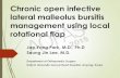 Chronic open infective lateral malleolus bursitis ... · lateral malleolus bursitis management using local rotational flap ...