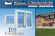 GERKIN 45 RHINO 5000 - The Window Man sliders.pdf · A 5000 SERIES Rhino C - 30 SLIDER COMMERCIAL HORIZONTAL SLIDERS COMMERCIAL ALUMINUM WINDOWS AAMA HS-C30 rated slider window (156"