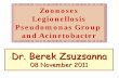 Dr. Berek Zsuzsanna - Semmelweis Egyetem | Kutató ...semmelweis.hu/mikrobiologia/files/2014/05/Zoonoses_GNCCB_Ps_Leg... · Dr. Berek Zsuzsanna 08 November 2011. GRAM NEGATIVE RODS