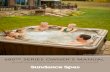 680 SERIES OWNER S MANUAL - Sundance® Spas · in Section 4.0 titled, “Choosing a Location” (page 9). Sundance constantly strives to offer the finest spas available, therefore