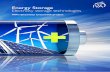 Energy Storage - IVA · Summary The need for energy storage is increasing as the pro-portion of intermittent energy production in the en-ergy system increases. Different types of
