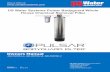 US Water Systems Pulsar Bodyguard Whole House … · Owners Manual 390-PWFMS1-A, 390-PWFMS1-B, 390-PWFMS1-C US Water Systems Pulsar Bodyguard Whole House Chemical Removal Filter.