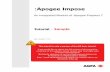 :Apogee Impose - APOGEEnetworkapogee.agfa.net/.../Sample-Apogee-Impose-Basic-Tutorial.pdf · :Apogee Impose An Integrated Module of :Apogee Prepress 7 Tutorial doc. version: 7.1.5