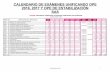 CALENDARIO DE EXÁMENES UNIFICANDO - … · calendario de exÁmenes unificando ope 2016, 2017 y ope de estabilizaciÓn sas códig o ... 71420 16 tecnico/a especialista en laboratorio