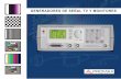 Generadores de señal de televisión y monitores - … · Video compuesto Conector BNC, nivel de salida 1 Vpp, ... Generador de TV 8 El GV-698+ es un generador de TV con óptima relación