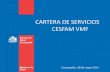 CARTERA DE SERVICIOS CESFAM VMF - cvmf.cl SERVICIOS Cesfam VMF may2014.pdf · flujometria test de provocacion de ejercicio saturometria sesion kinesoterapia respiratoria terapia kinesica