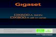 Gigaset DX600A isdn / DX800A all in one · Gigaset, aparte de poder realizar llamadas, dispone de funciones avanzadas como: Bluetooth, conexión de Ethernet, DECT y de FAX (específicas