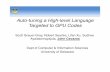 Auto-tuning a High-level Language Targeted to GPU …cavazos/cisc879/Autotuning-HMPP.pdf · Auto-tuning a High-level Language! Targeted to GPU Codes! Scott Grauer-Gray, Robert Searles,