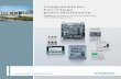 Components for low-voltage power distribution - Siemens · Components for low-voltage power distribution SENTRON protection, switching, measuring ... low-voltage power distribution