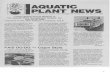 AQUATIC PLANT NEWS - APMS · ~ AQUATIC PLANT NEWS A newsletter of the Aquatic Plant Management Society, Inc.! No. 28, June 1988 Twenty-Eighth Annual Meeting of The Aquatic Plant Management
