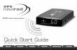 Quick Start Guide - GPS Navirad · Quick Start Guide GPS Navirad : GPS ... Consequently, the GPS Navirad will not ... NMEA 0183 v3.0 and WGS84, which can be connected to any PC or
