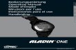 D-Aladin ONE I+II · 2006-11-14 · Operating Manual Mode d’emploi Istruzioni per l’uso Instrucciones para el uso ... • Pro Woche einen tauchfreien Tag einplanen. ... Aladin