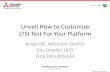Unveil How to Customize LTSI Test For Your Platform · ©2015 Mitsubishi Electric Corporation Unveil How to Customize LTSI Test For Your Platform Kengo IBE, Mitsubishi Electric 5th,