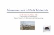 Measurement of Bulk Materialsweb.engr.uky.edu/~dwherr01/Bandung/11_Bulk_Properties.pdf · Measurement of Bulk Properties Noise and Vibration Short Course Dept. of Mech. Engineering