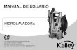 MANUAL DE USUARIO - kalley.com.co · Diagrama eléctrico del motor del cepillo Interruptor principal Micro interruptor ... el proceso de conexión Seguro de manguera de alta presión