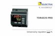 TDR4020-PROelkab.pl/wp-content/uploads/2018/08/Elektra-TDR-4020-PRO... · 3 Tun. S.St r out1 aux out2 Regulator temperatury TDR4020-PRO Uniwersalny regulator TDR4020-PRO PRZYCISKI