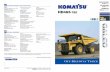 ENGINE: OTHER: LIGHTING SYSTEM: BODY: HD465-7E0 Dump Truck/HD465-7E0.pdf · HD465-7E0 MMachine shown may ... (CRI), air to air aftercooler, efficient turbo-charger, ... Komatsu develops