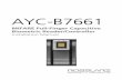AYC-B7661 Installation Manual - AxtraxNGaxtraxng.com/support/Manuals/.../AYC-B7661_Installation_Manual_v02... · This manual and the information contained herein are proprietary to