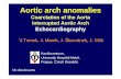 Aortic arch anomalies - Echocardiography Courseechocardiography-course.com/media/pdf/thursday/TH 15 V Tomek Aortic... · Aortic arch anomalies Coarctation of the Aorta Interrupted