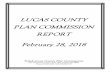 LUCAS COUNTY PLAN COMMISSION REPORT February 28, 2018 · January 16 February 12 February 16 February 28 February 12 March 12 March 16 March 28 March 12 April 9 April 13 April 25 ...
