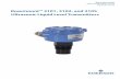 Quick Start Guide: Rosemount 3101, 3102, and 3105 Ultrasonic … · Quick Start Guide 00825-0100-4840, Rev CB July 2016 Rosemount 3101, 3102, and 3105 Ultrasonic Liquid Level Transmitters