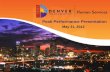 Peak Performance Presentation - Denver · Peak Performance Presentation May 31, 2012 - 2 - 2 Denver Human Services Mission: Partnering with our community to protect those in ... Peak