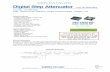 NON-CATALOG Digital Step Attenuator - Mini Circuits · The DAT-15575-SP is a 75Ω RF digital step attenuator that offers an attenuation range up to 15.5 dB in 0.5 dB steps. The control