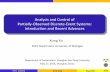 Analysis and Control of Partially-Observed Discrete-Event ...xiangyin/SJTU-2016.pdf · Partially-Observed Discrete-Event Systems: Introduction and Recent Advances Department of Automation,