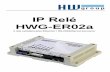 IP Relé - adiglobal.cz · Příklady vzdáleného ovládání pomocí Javy, VisualBasicu, Delphi a PHP volně k dispozici Dvě nezávislá relé, ovládaná po Ethernetu NVT příkazy
