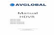 Manual HDVR - avglobal.com.br · melhor capacidade de comunicação em rede e telecomunicação. A série HDVR pode ser aplicada em bancos, telecomunicações, sistemas elétricos,